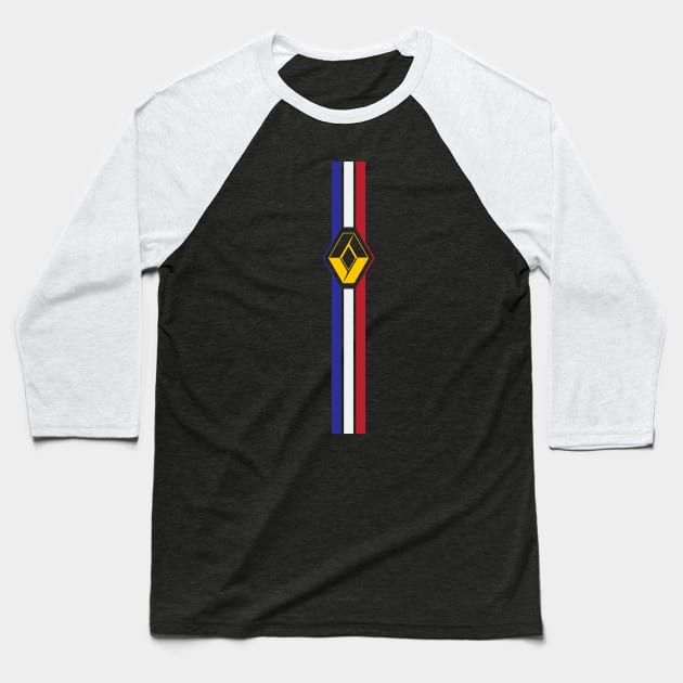 RENAULT Baseball T-Shirt by HSDESIGNS